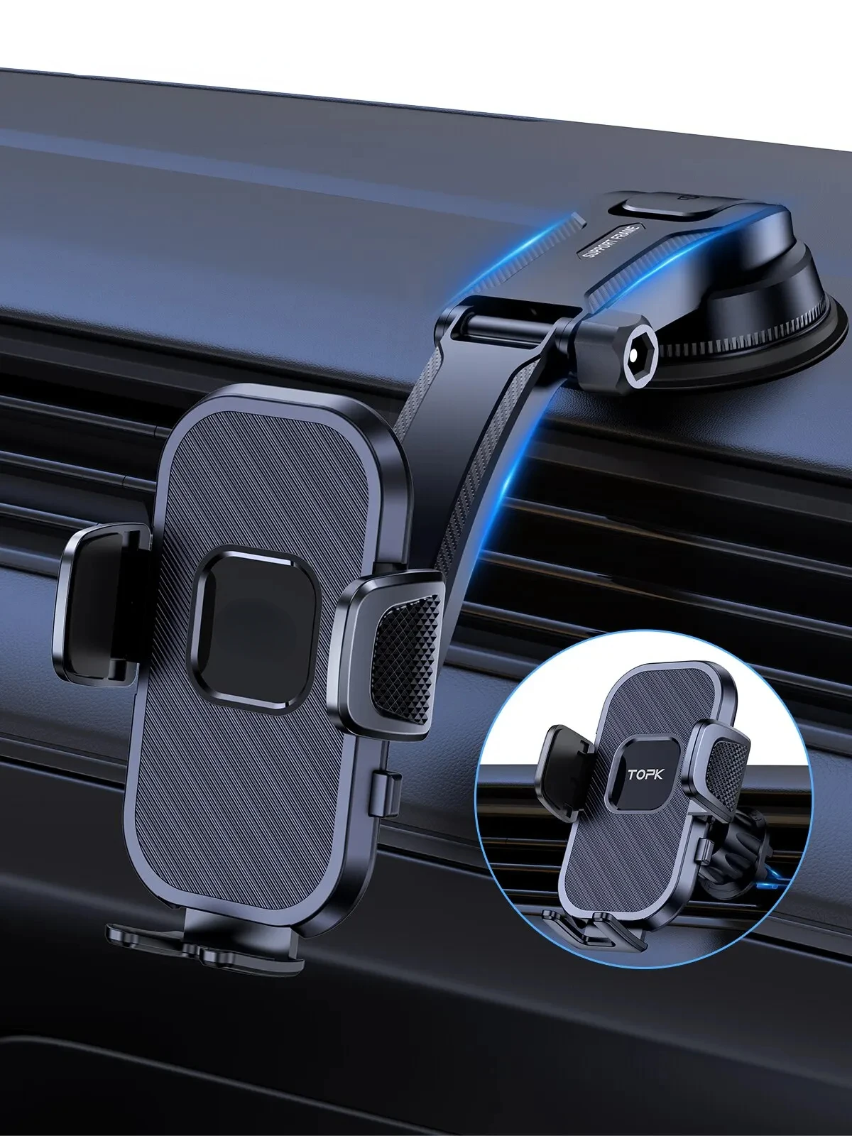 

ftvae Car Phone Holder Gravity Stand for iPhone Xiaomi Samsung Car Mobile Support for Dashboard Windshield Air Vent Phone Mount