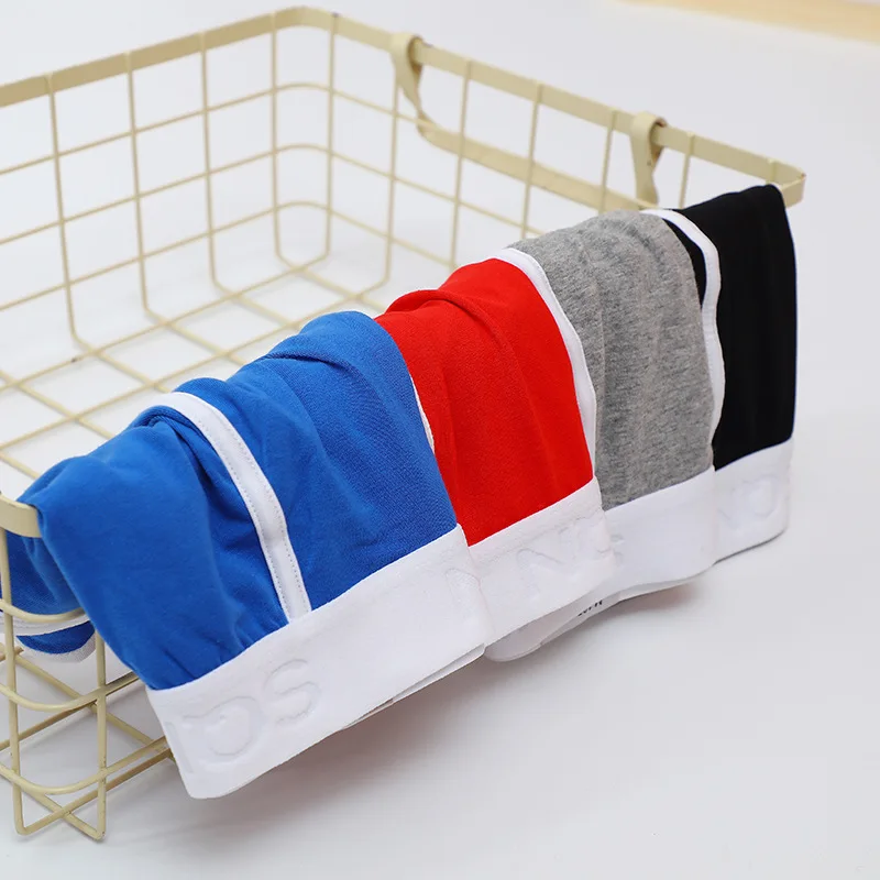 Trendy Men's Underwear Men's Boxer Shorts Personality Youth Sexy Cotton Natal Year Big Red Mid-waist Four-corner Shorts Head