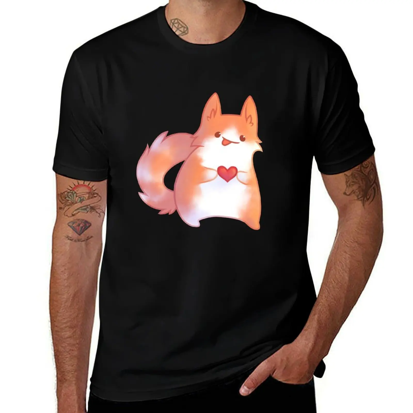 Ginger Cat T-Shirt t shirt man casual T-Shirt