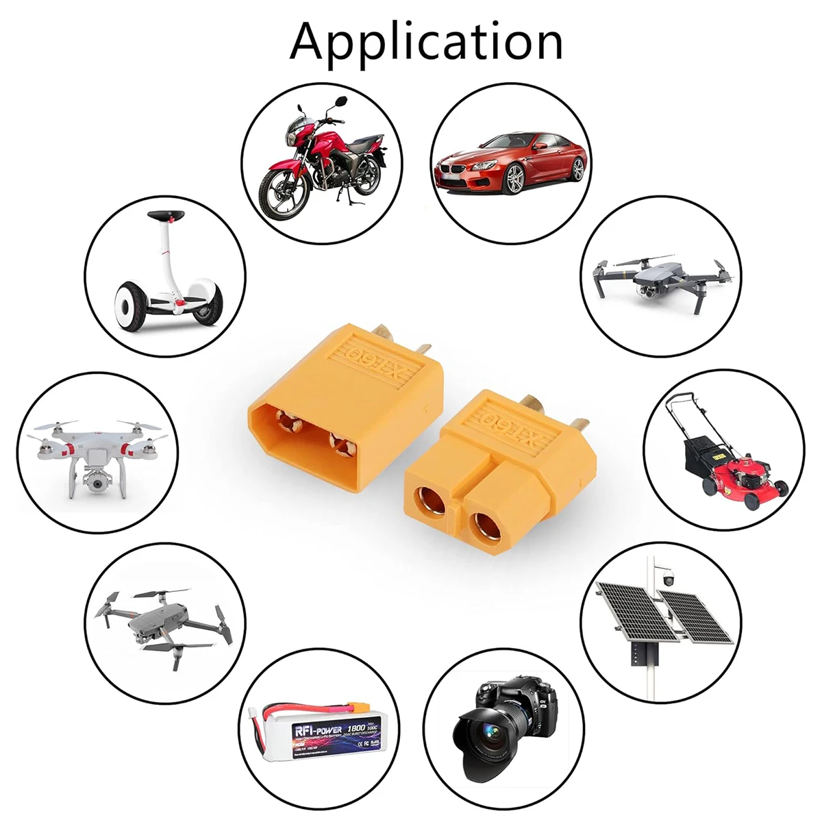 6pcs Amass XT60 connector XT-60 Male Female Bullet Plug For RC Lipo Battery