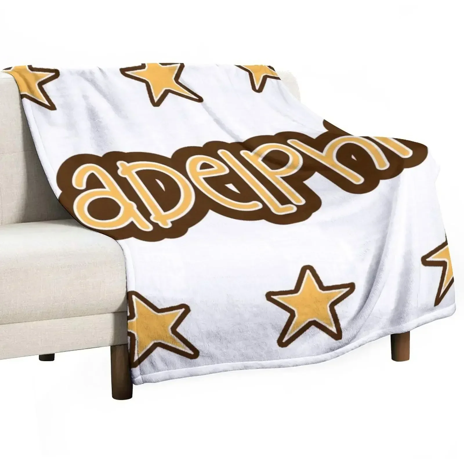 Adelphi University Throw Blanket Soft Bed Fashionable Summer Beddings Polar Blankets