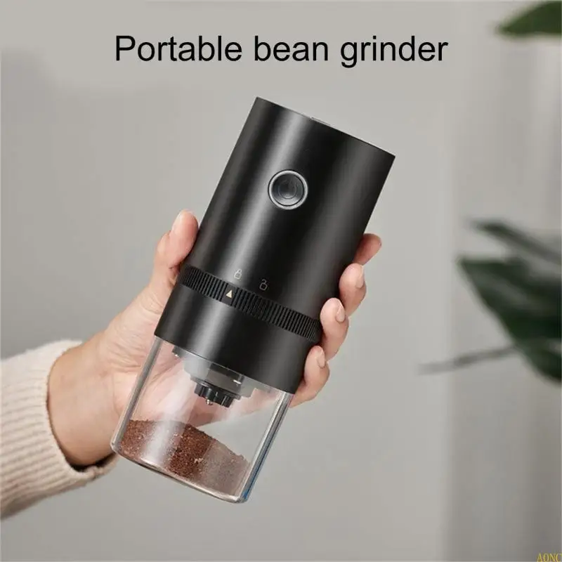 A0NC Electric Coffee Grinder 1500mah recargeable Profession