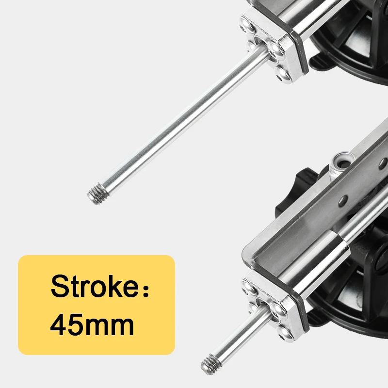 Remote Control DC 24V Telescopic Linear Actuator 45mm Stroke with 60mm Plate 30-300RPM Reciprocating Mechanism Motor