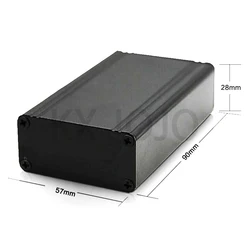 Aluminum Enclosure 57*28*80/90/100/350mm Integrated Box Small Aluminum Box for Electronic Project Box Industry Enclosure