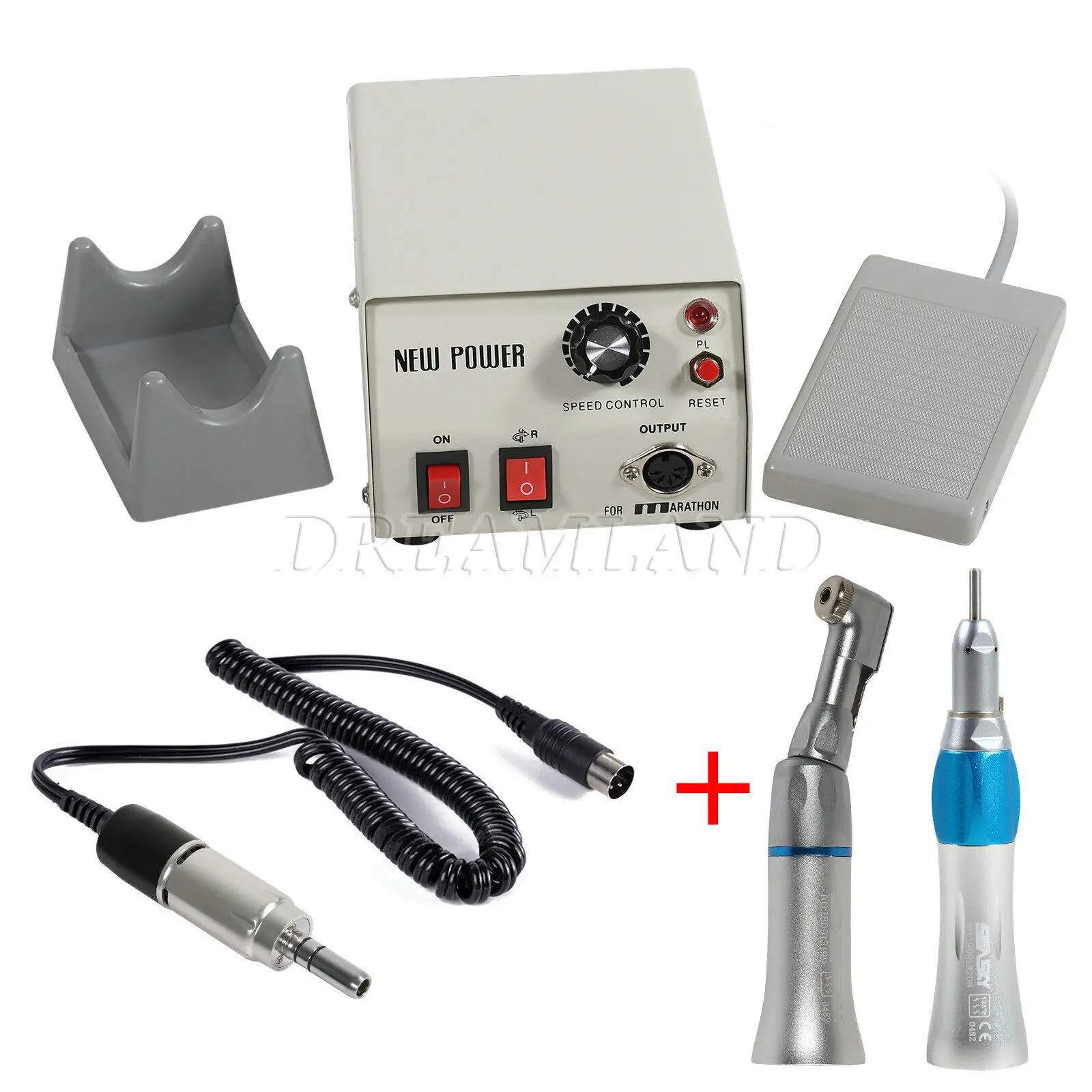 

Dental Lab Marathon Machine N2 Unit+Electric Micro Motor+Straight Handpiece+Contra Angle Handpiece E-type 110V/220V