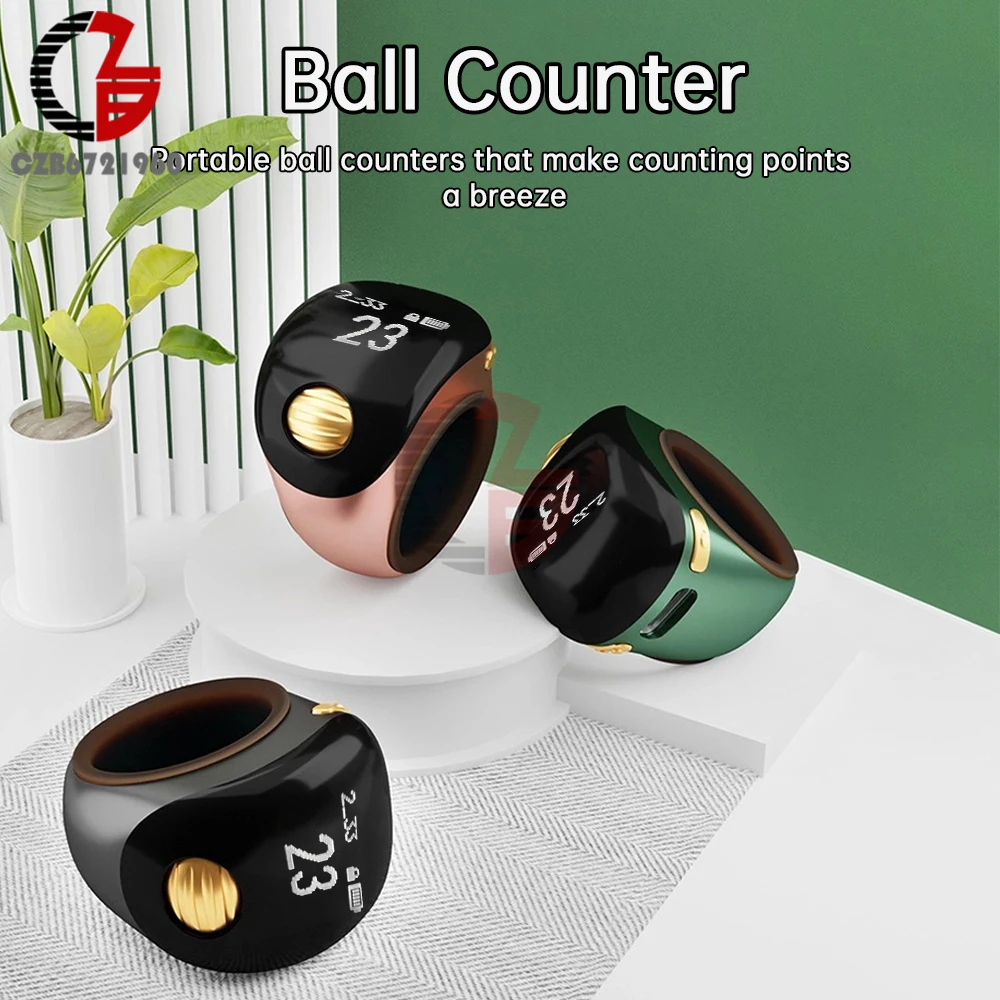 Smart Tasbih Tally Counter OLED Digital Electronic Counter Multi-function Prayer Time Vibration Reminder Tasbeeh Ring Counters