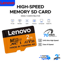Original Lenovo Memory Card 128GB Class 10 V60 TF Card 1TB Mini SD Card 512GB 256GB A2 U3 Micro SD Card 2TB High Speed TF Card