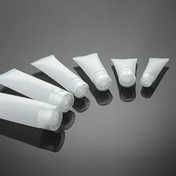 100Pcs 5/10/15/30/50/100g Travel Empty Tube for Face Cleaning Shower Gel Body Lotion Hand Facial Cream Cosmetic Refillable Tube