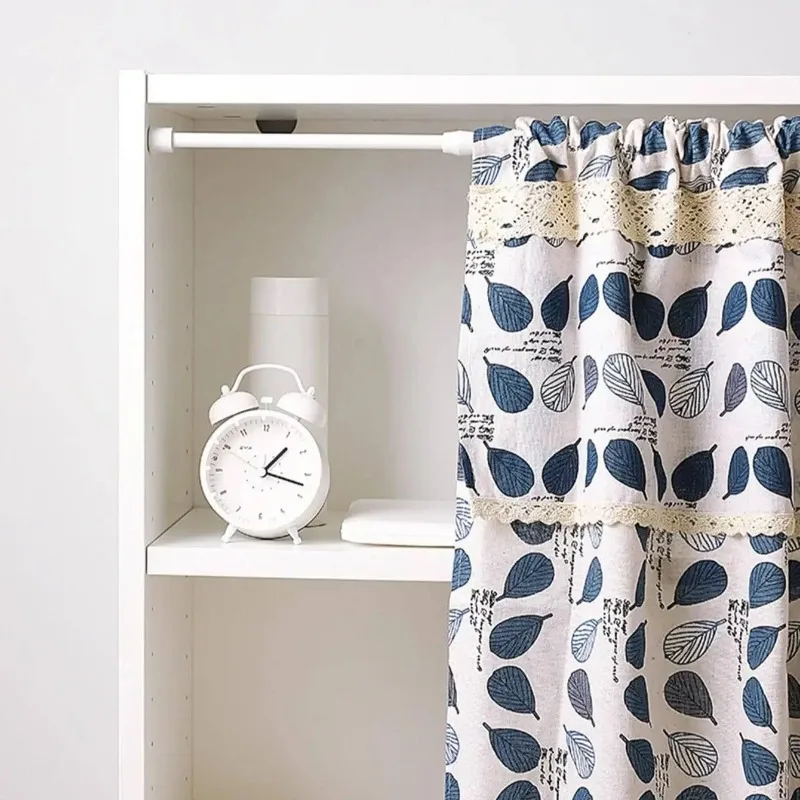 

4 шт. домашняя многофункциональная подставка для хранения без перфорации, установка телескопического стержня, многофункциональная мини-телескопическая штанга для хранения