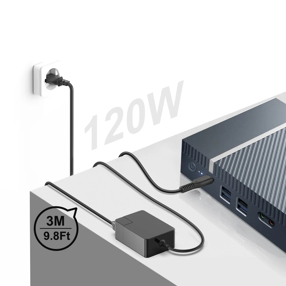 ミニPC電源用ACアダプター,Intel,nuc 11,nuc11pahi5,nuc11pahi7