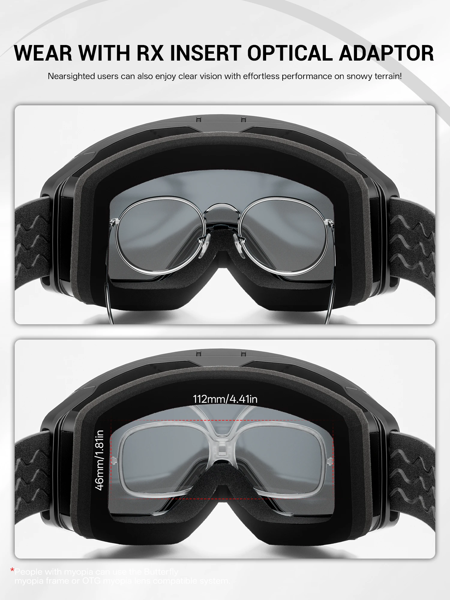 Kapvoe Men Outdoor Photochromic Ski Goggles Winter Snowmobile Snowboard Anti-Fog Flip Lens Women UV400 Sports Snow Goggles
