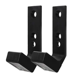 2PCS Barbell Stand Hook Gym Equipment Barbell Bracket Hooks Wall Mounted Mount Weight Bar Holder Fitness Equipment Rack Storage