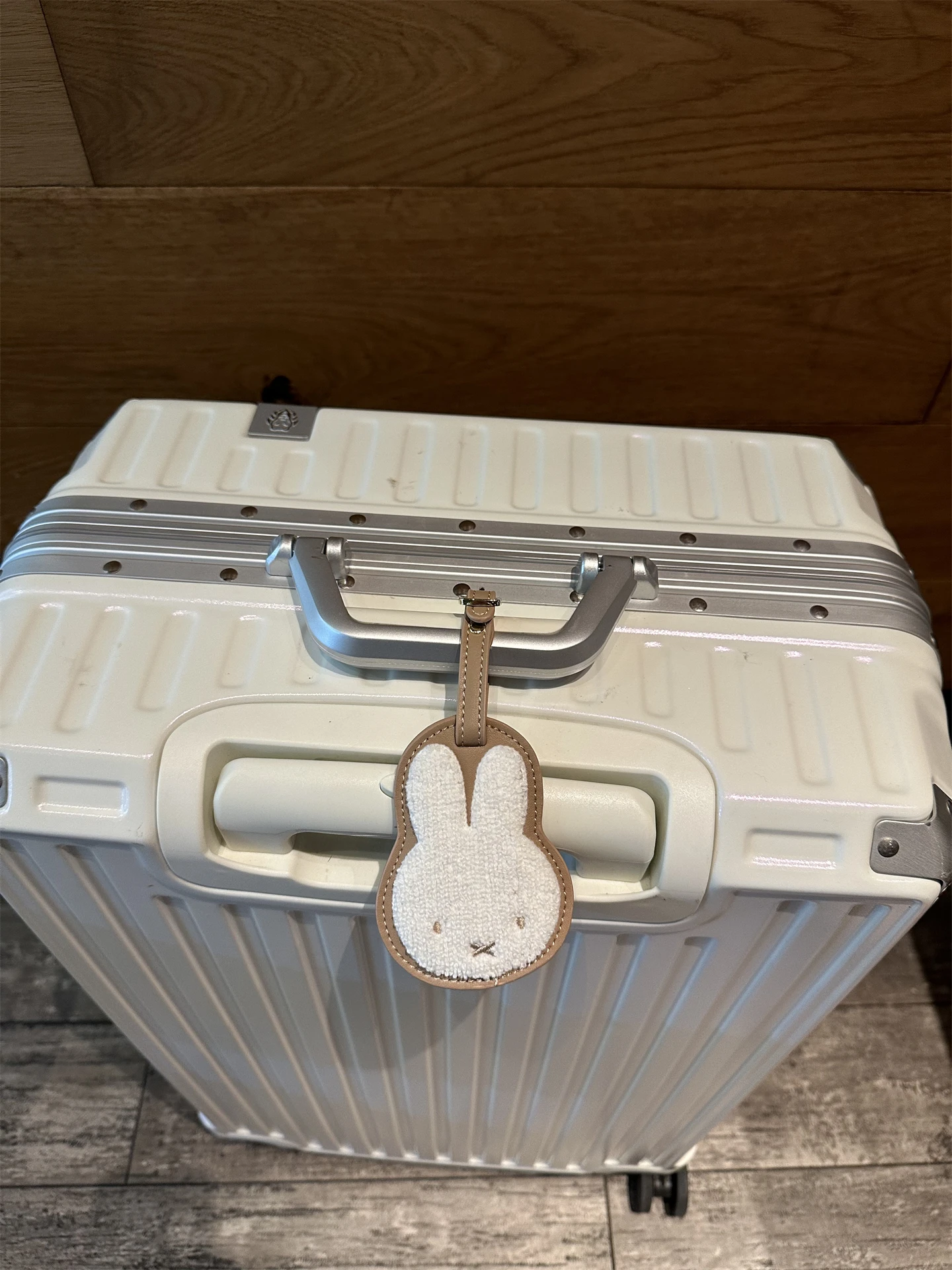 ميفي بوريس لطيف مطرز علامة الأمتعة الجلدية علامة تحديد الأمتعة Kawaii مكافحة فقدان تحقق في العلامة اسم العلامة علامة معلقة #5