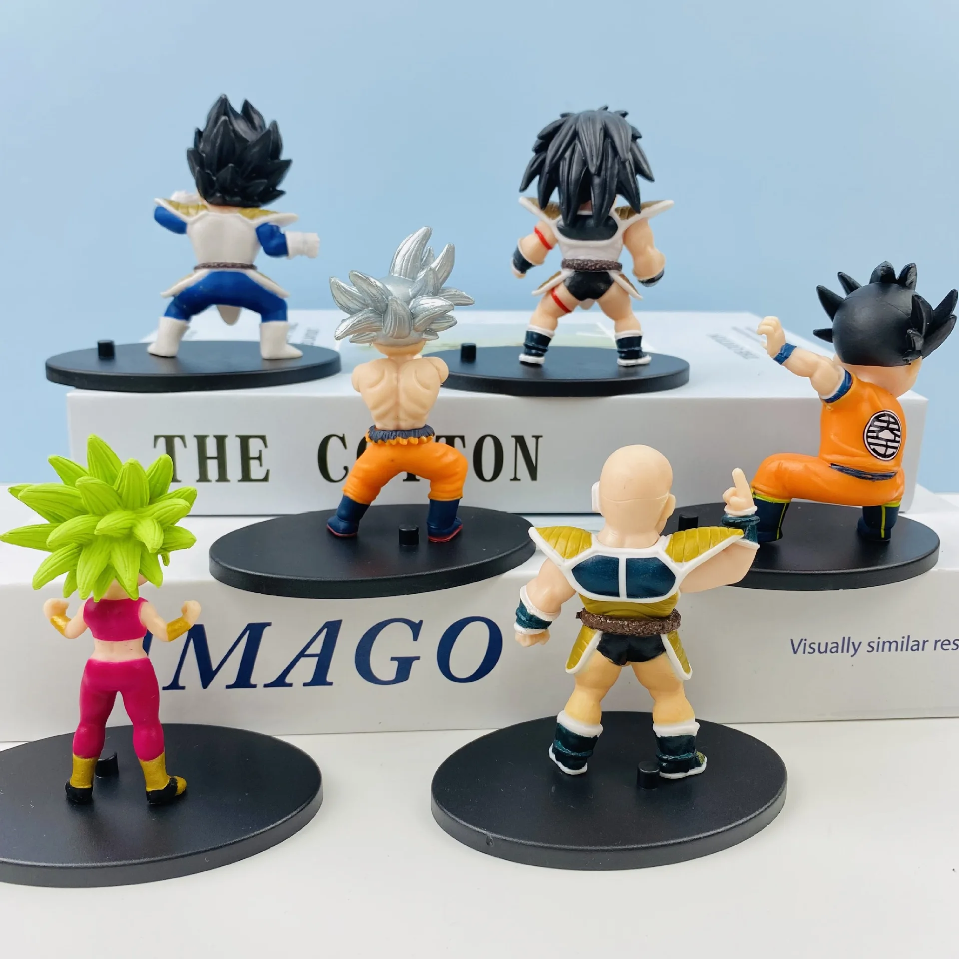 5-10cm anime DBZ super son goku Vegeta Broly Buu Dragon Action Figure Ball Ultra Instinct Model Gifts Toys