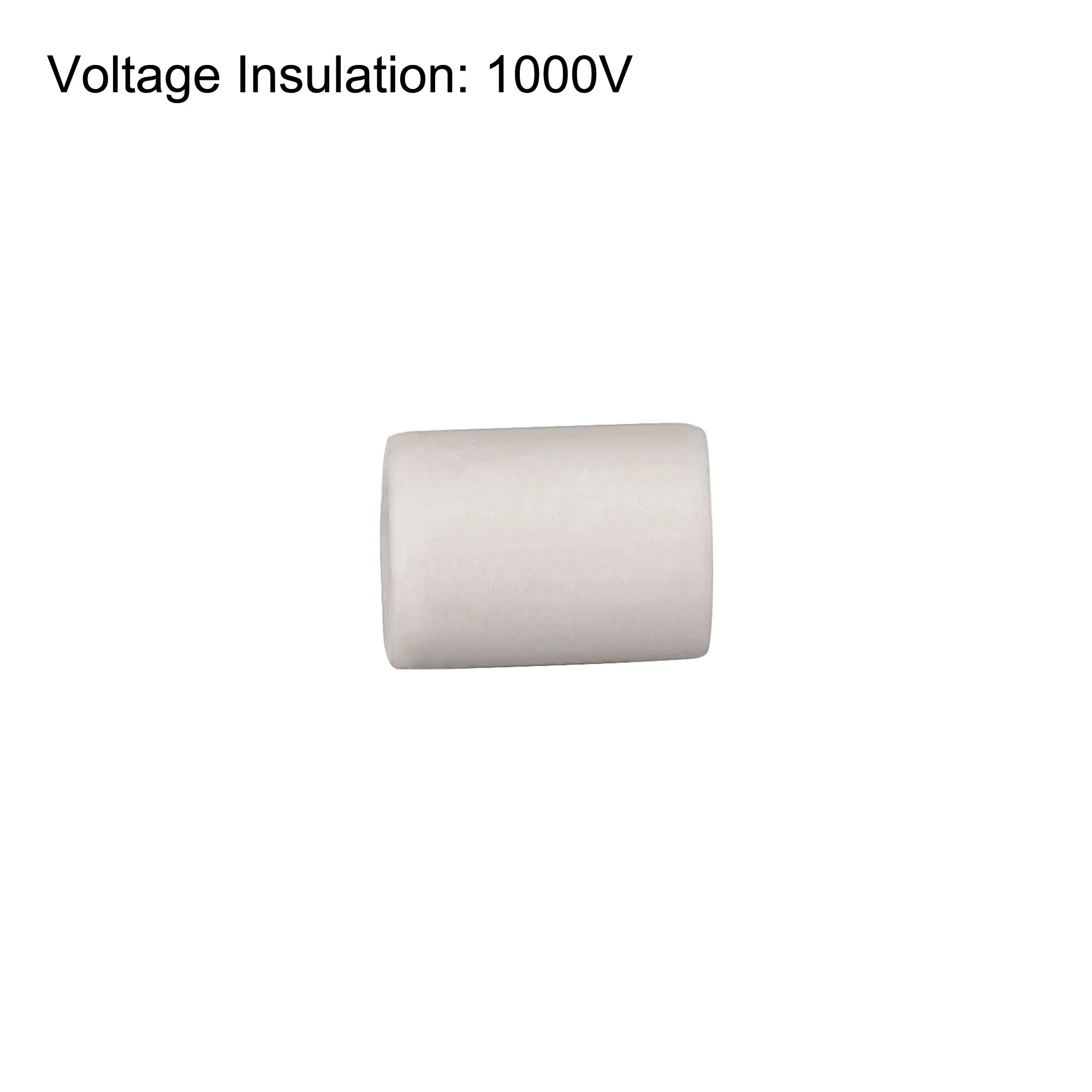 50/100 Chiếc 1Mm Ống Gốm Cách Điện Điện Tử Bó Dây Cách Nhiệt Bảo Vệ Đơn Cấu Tạo Cách Điện Ống