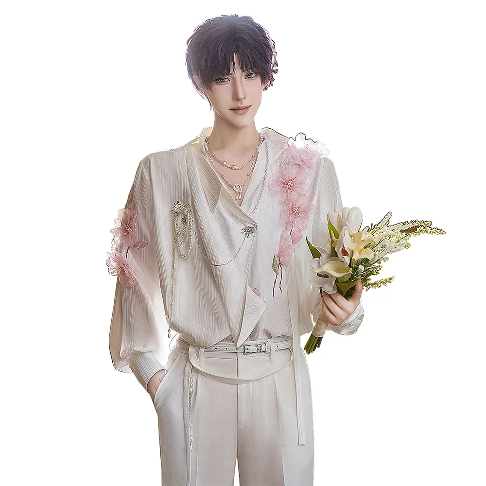 Costume de printemps pour hommes, nouveau jeu Love And Deepspace, Halloween Qiyu Rafayel fleurs Rafayel floraison splendeur, Costume de Cosplay, 2025
