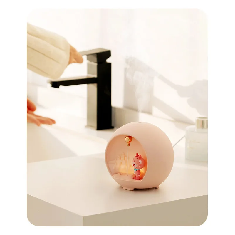 Planet New Product Creative USB Automatic Aromatherapy Expanding Fragrance Machine Air Atmosphere Night Light Cute Humidifier