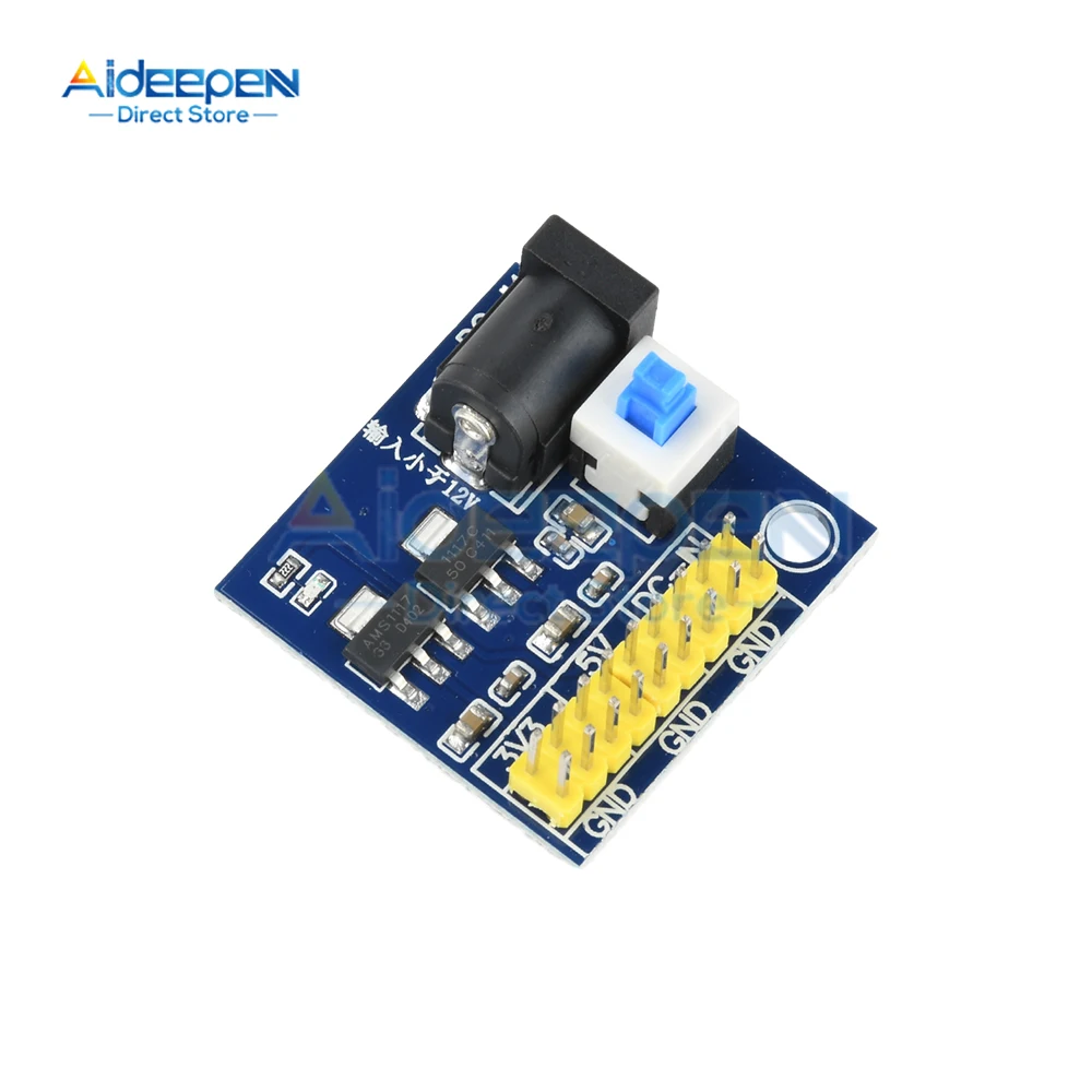 전원 모듈 3.3v 5v 12v 다중 출력 전압 변환 모듈 DC-DC 6-12V ~ 3.3V 5V 12V 800mA