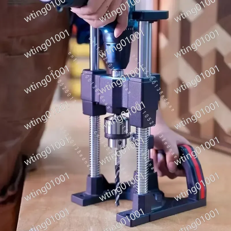 Vertical Drilling Guide with Graduations for Wood Aluminum Profiles and Angled Holes Versatile Drill Jig for Precise Vertical