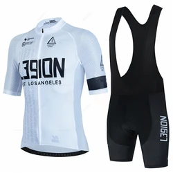 Breathable Cycling Jersey Set for Men, Short Sleeve, MTB Bike Clothing, Maillot Ropa Ciclismo Uniform Suit, L39ion, Summer, 2024