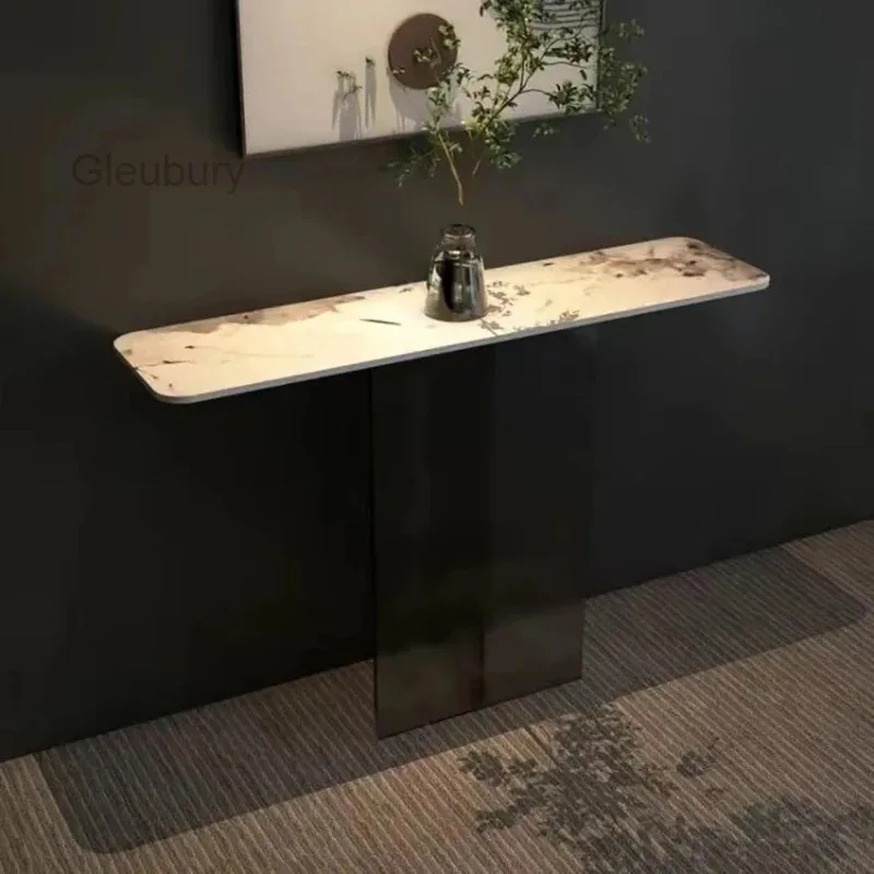Mesa esquinera creativa y moderna, mesas de consola nórdicas minimalistas y modernas, mesa esquinera de lujo de calidad, muebles para el hogar