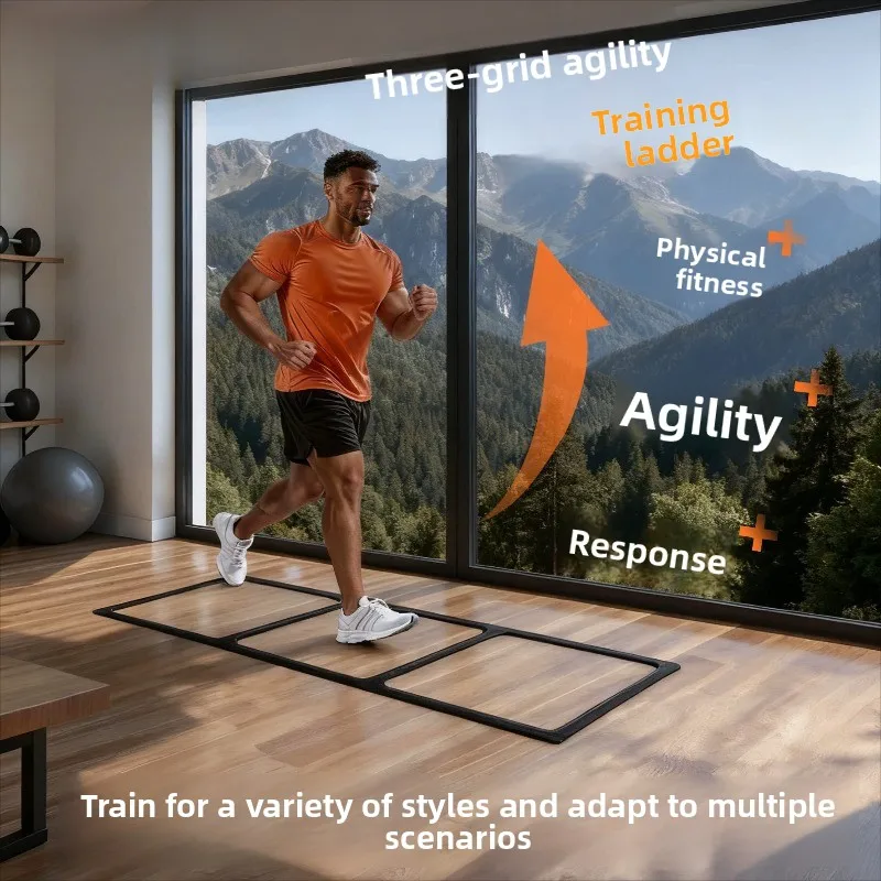 Agility Ladder 3 Rung Home Fitness Training Speed Workout Equipment