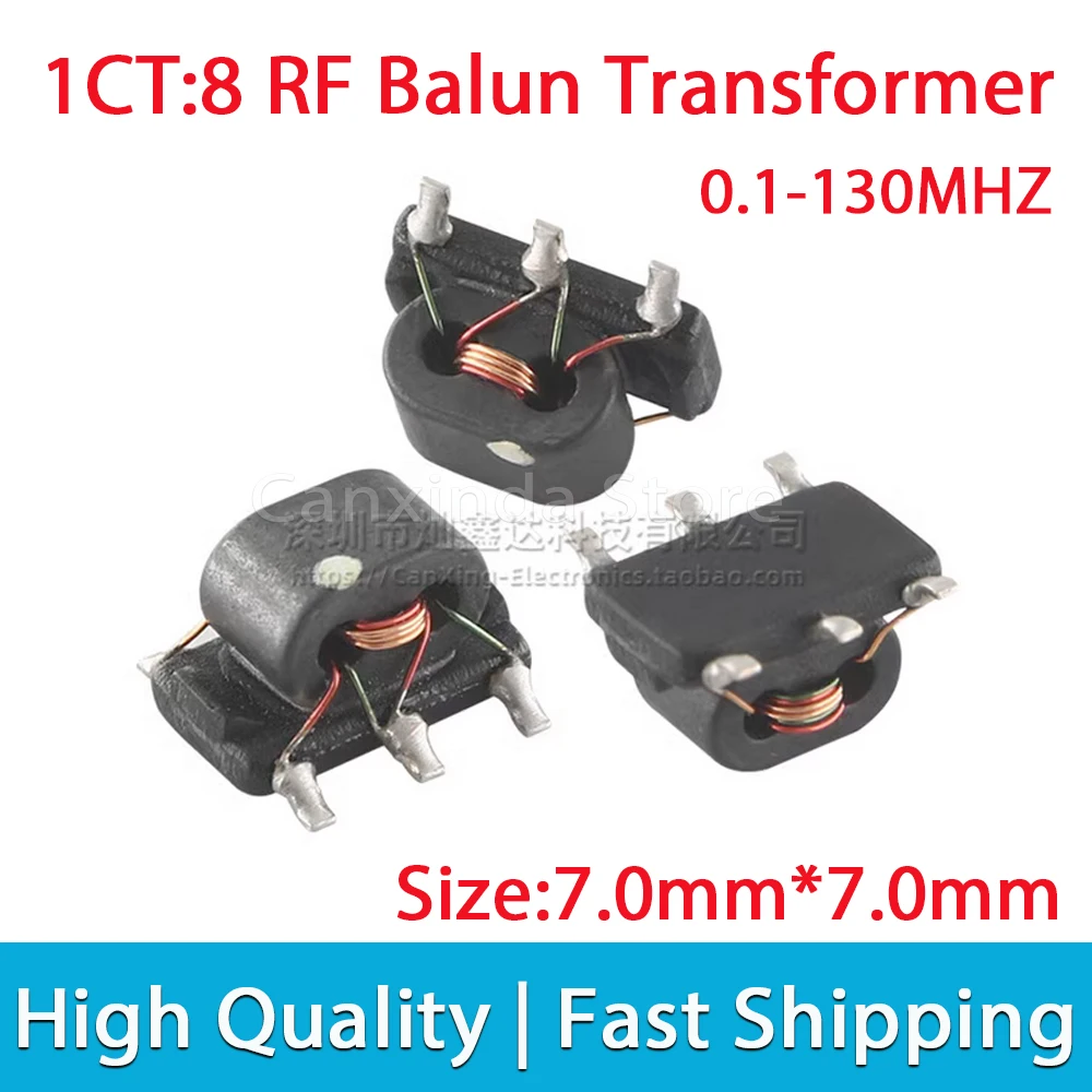 2/5/10pcs SMD RF BalunTransformer 0.1-130Mhz 1CT:8 RF Radio Frequency Balance Unbalance Unbalanced ADT8-1T+ Balanced