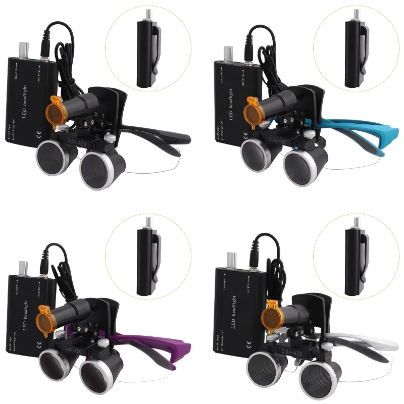 2.5X 3.5X Magnifying Glass with LED Lights Magnifier 420mm Long Working Helping Hands Soldering Solder Clamp HD Loupe Tools