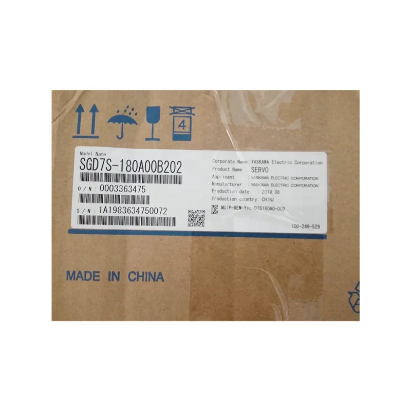 

YASKAWA SGD7S-180A10B202 AC Servo Drive amplifier