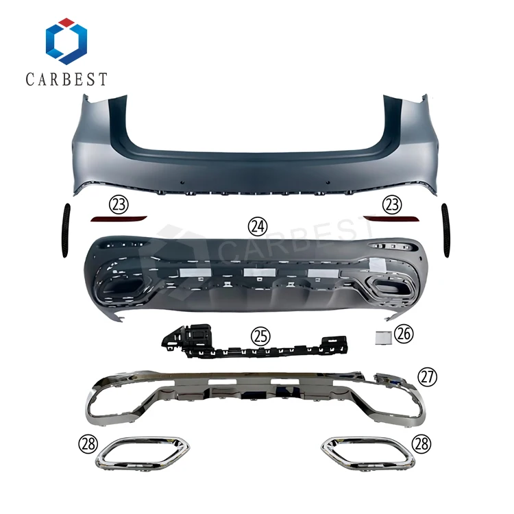 

BR CARBEST Rear Bumper For GLC-CLASS X254 2023- OE 2548859503