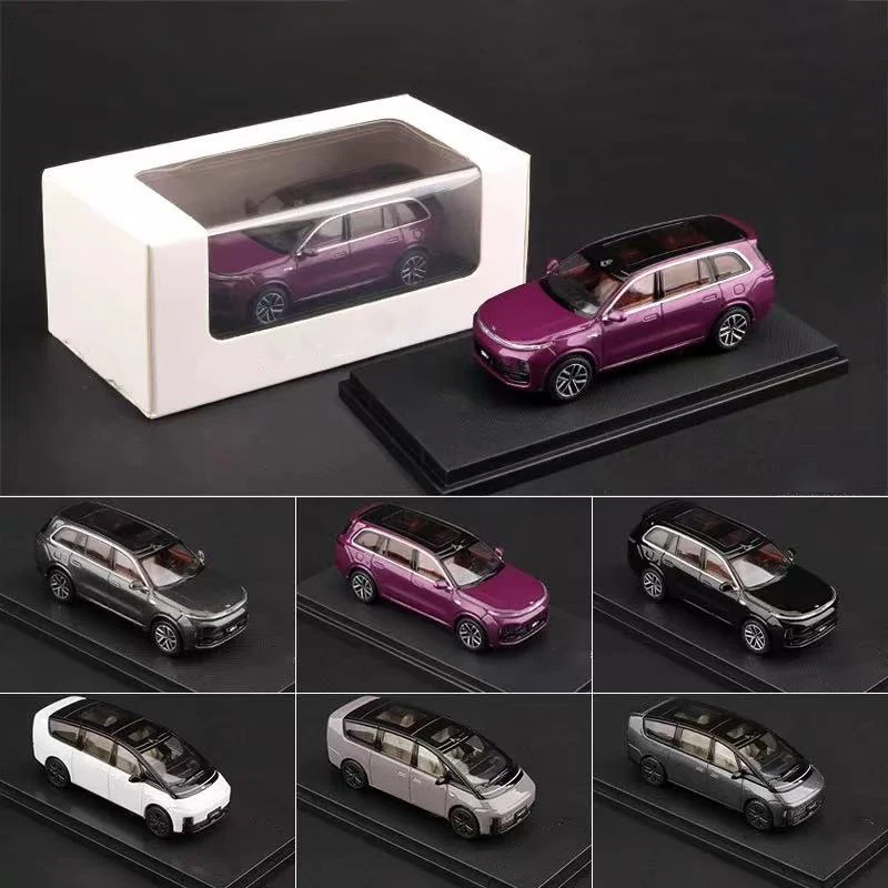

New 1:64 Scale LI L9 Purple Color Diecast Simulation Alloy Collection Model Car Toy A Gift for A Child