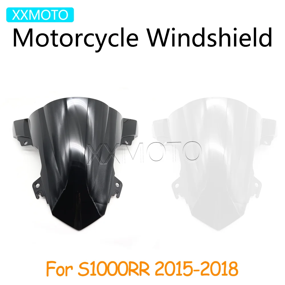 

For BMW S1000RR S 1000RR S1000 RR 1000 2015-2018 Motorcycle Front Windshield Windscreen Deflector Fairing Windproof Protector