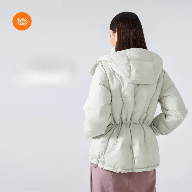 DAVIDSHAO Top qualité EU US taille luxe tenue décontracté automne hiver femmes doudoune en plein air entraînement à capuche veste manteau