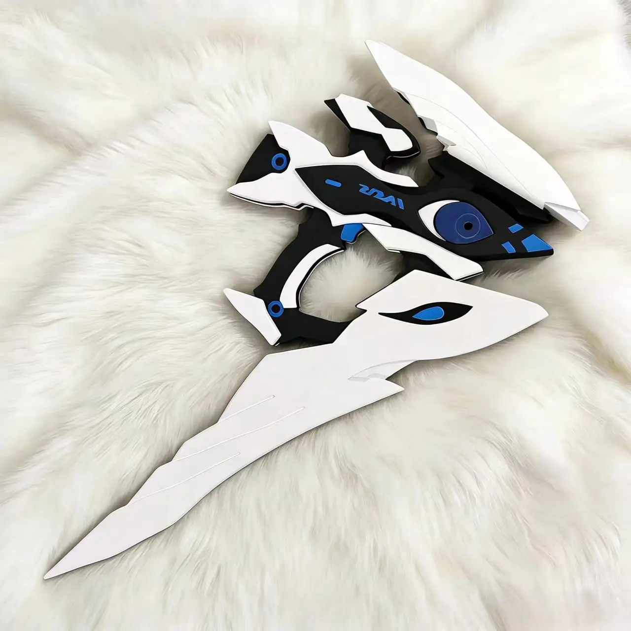 Game Honkai Impact Three Bronya Zaychik Secondary Silver Wing Cosplay Prop Accessory Handcrafted Replica Cosplay Perfect Matchin