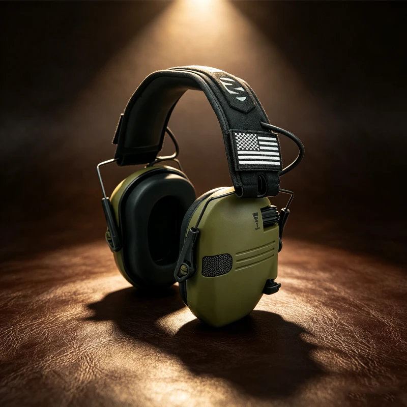 Shooting Hunting Electronic Earmuffs Active Noise Cancelling Protect Hearing Tactical Headset NRR22 EMI Filtering Sound Amplify