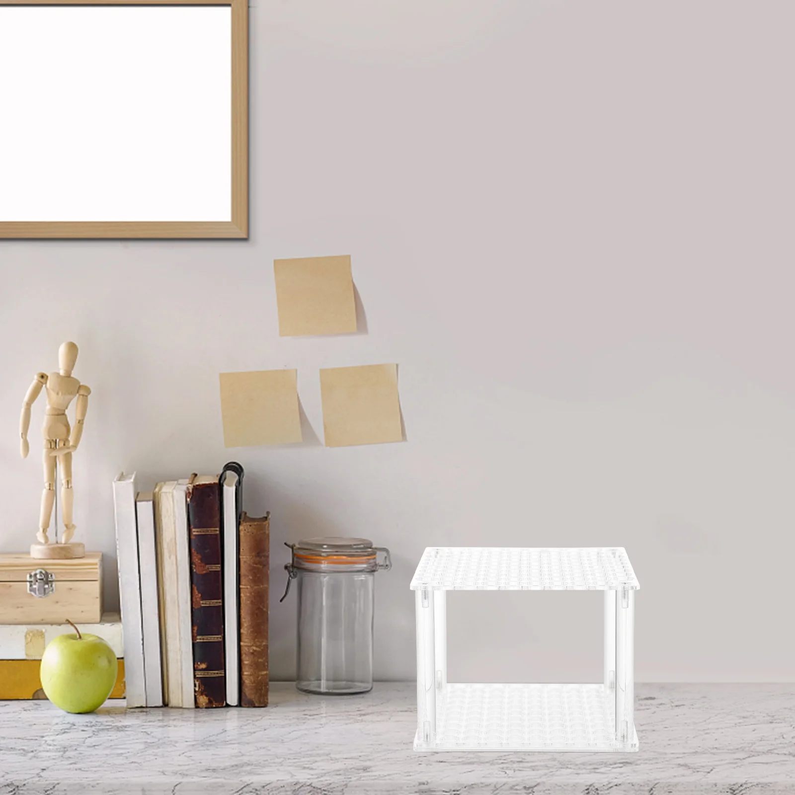 

Acrylic Pen Rack Transparent Pencil Display Stand Organizer for Pens Pencils Ballpoint Multi-Hole Storage Desktop Holder Clear