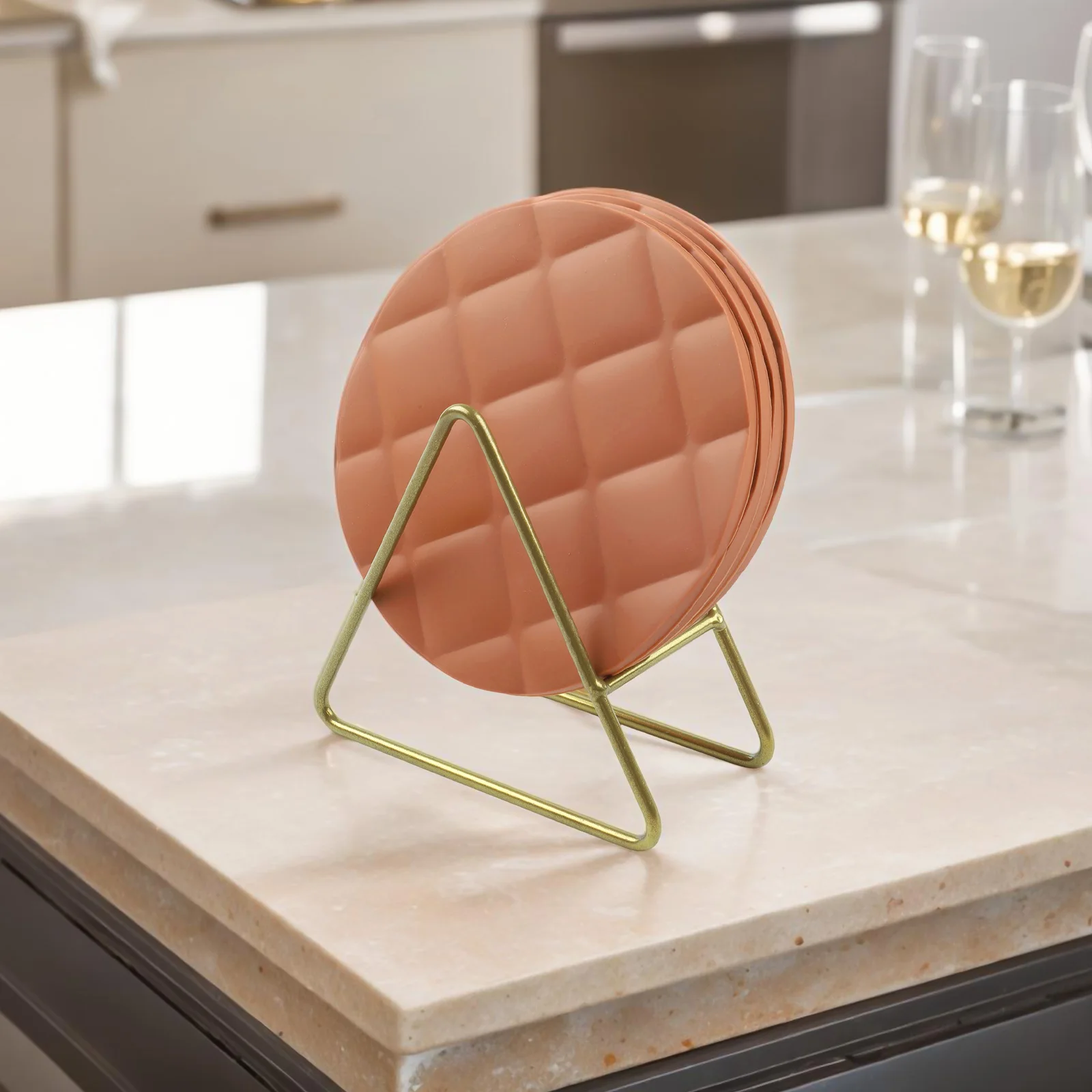 Dining Events Non-Slip Table Mats Dining Table Accessory Green Comfortable Dining Easy To Clean Family Dining Solution