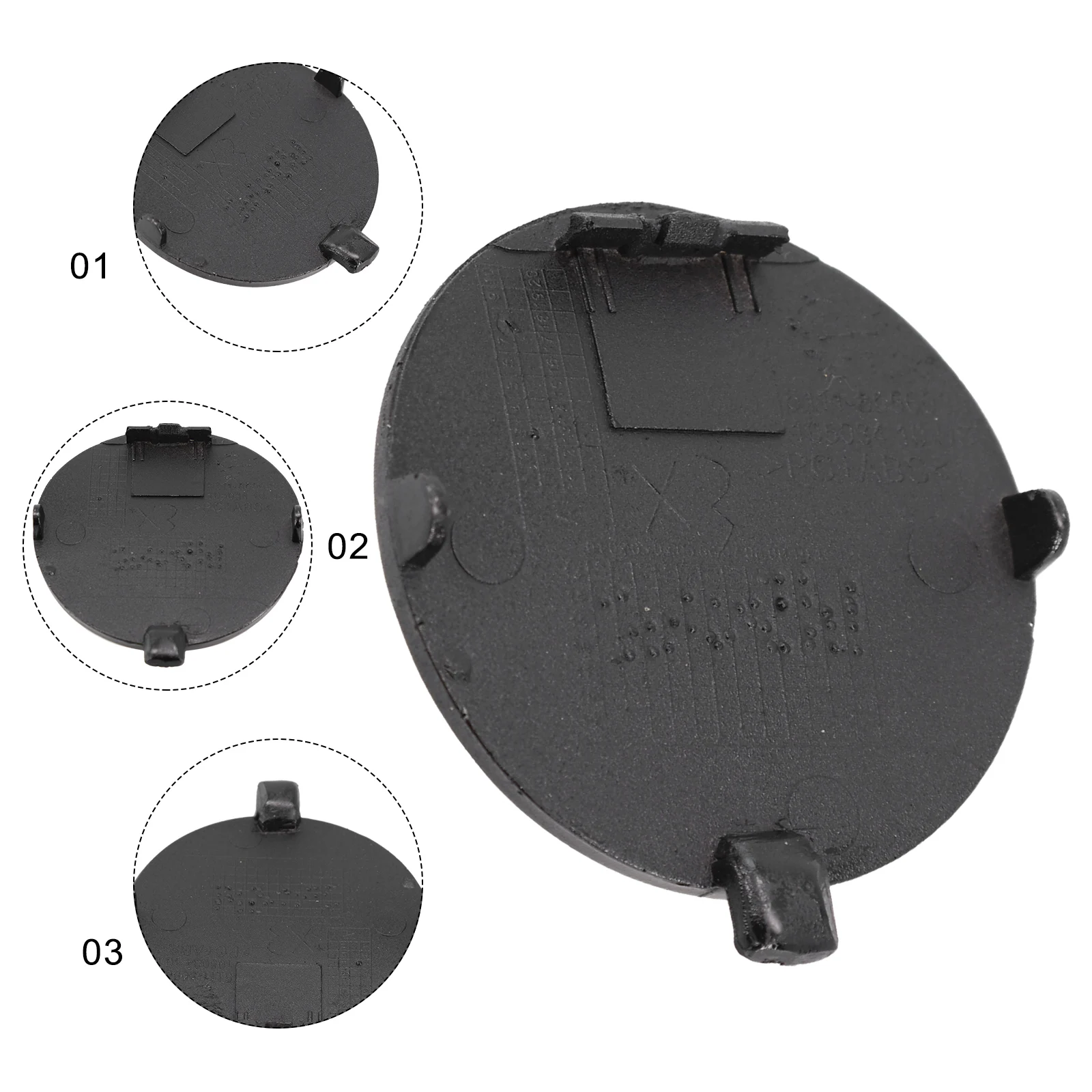 Cap Towing Eye Cover Car Exterior Accessories 1pc 51118065883 Automotives Plastic Replacement Practical Cap Towing