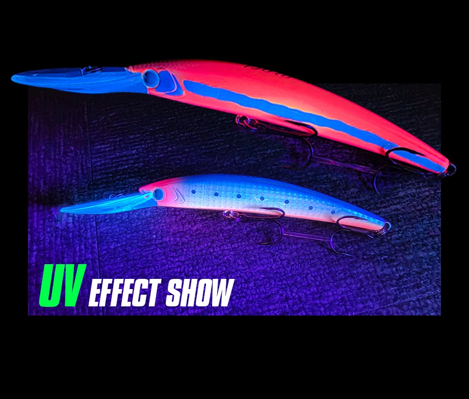 Fjord schwimmender Angel köder 110mm 17g 130mm 24g Jerkbait Langstrecken karpfen Hecht Swimbait Kunst köder Seefischerei Ausrüstung – Detail 3