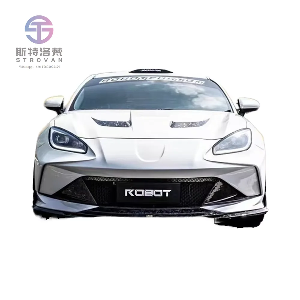 สําหรับ GR86 BRZ Widebody ชุด GR86 BRZ ด้านหน้าและด้านหลังสปอยเลอร์กันชน Wide-body Kit
