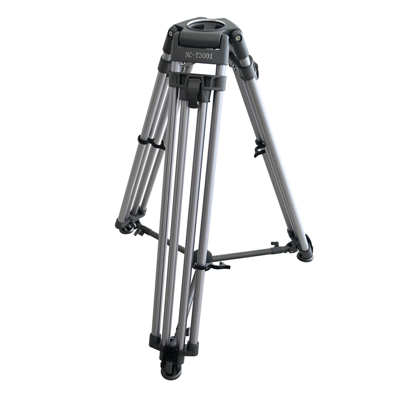 NSH Camera Tripod Stand Professional Collapsible Tripod with 100mm Bowl Photography Equipment