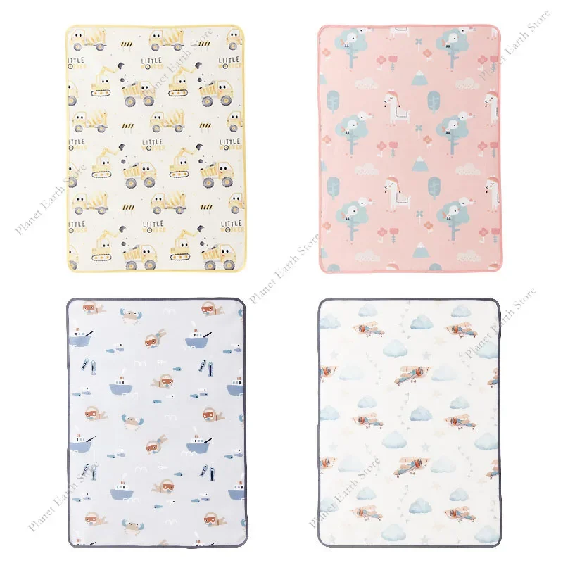 Wasserdichte Baby Windel Ändern Matte 50*70CM Nette Cartoon Bett Schutz Windel Bettwäsche Urin Pads Pflege Pad für erwachsene Baby
