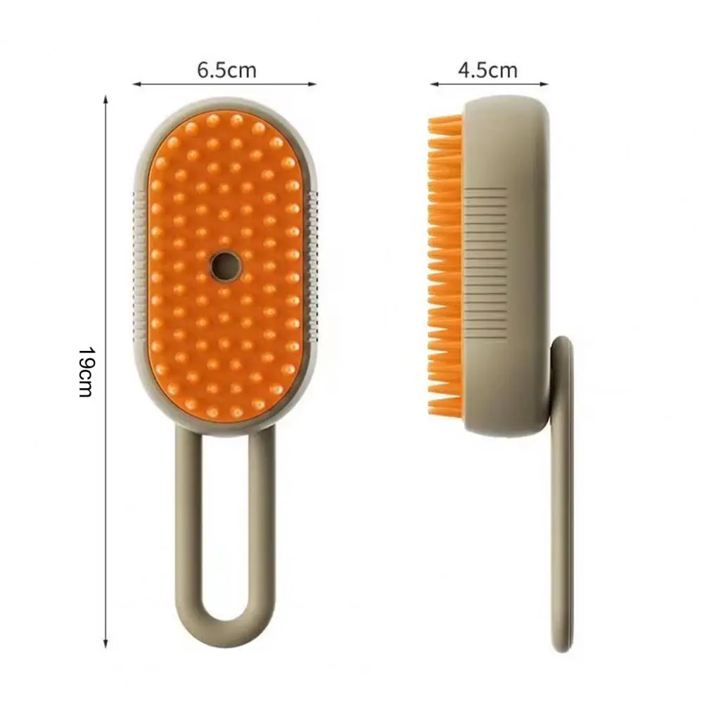 3 in 1 Pet Steam Brush USB Rechargeable Grooming Brush Self Cleaning Spray Cat Comb Pet Hair Detangler Massage Brush