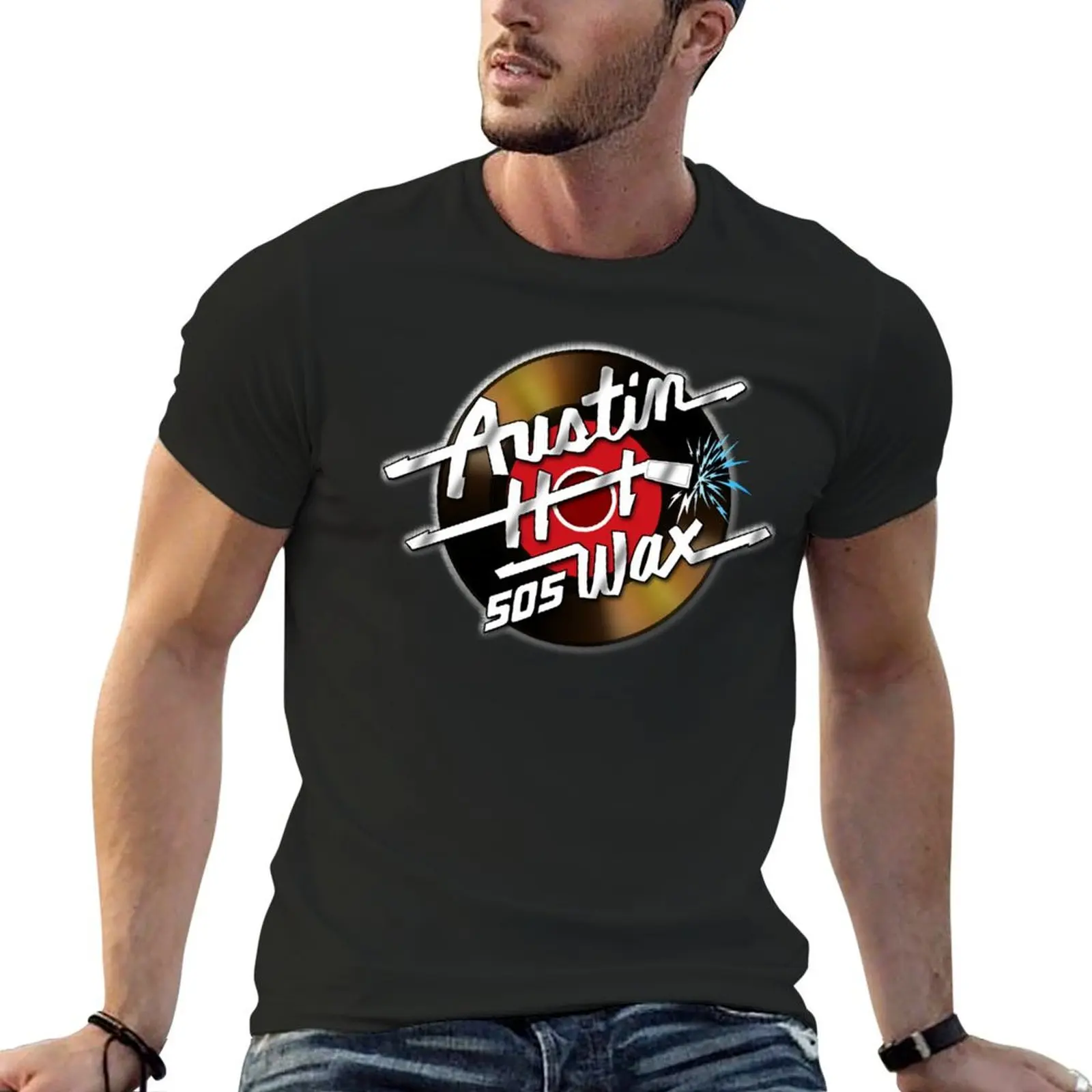 

Austin Hot Wax T-Shirt new gifts and t-shirts plus size clothes Funny t-shirt Men's cotton t-shirt