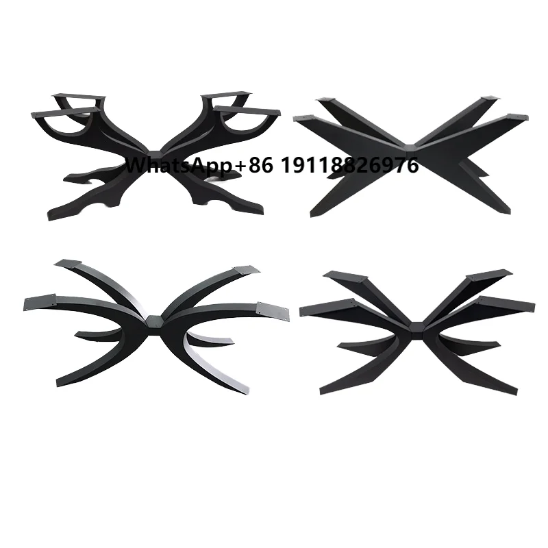 

Large Size Modern Metal Table Leg Bracket Weight-Bearing Iron Hardware Furniture Support Desk Dining Table Legs Steel Frame
