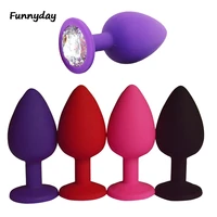 3 Size Soft Silicone Anal Plug Sex Toys for Women Men Erotic Bullet Anal Plug Bullet Gay Sex Toys for Adults Toys