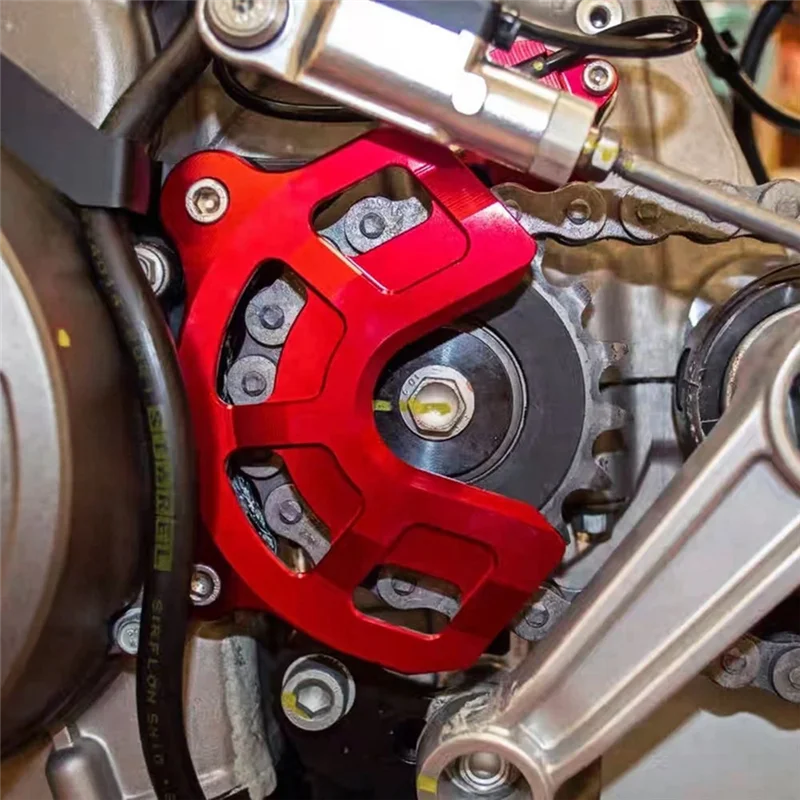 

Защитная крышка для мотоциклетной цепи для Aprilia RS660 2020 2021 2022 2023 RS 660, сменные аксессуары (черный)-ABQA