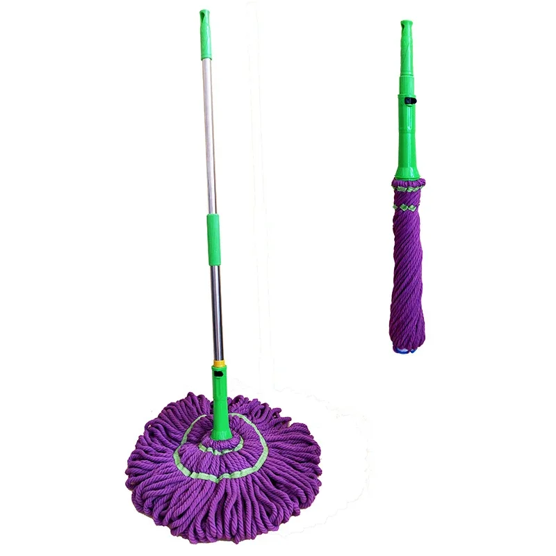 mop No need to wash the mop by hand Twist water mop Rotary mop cleaning tool foldable mop