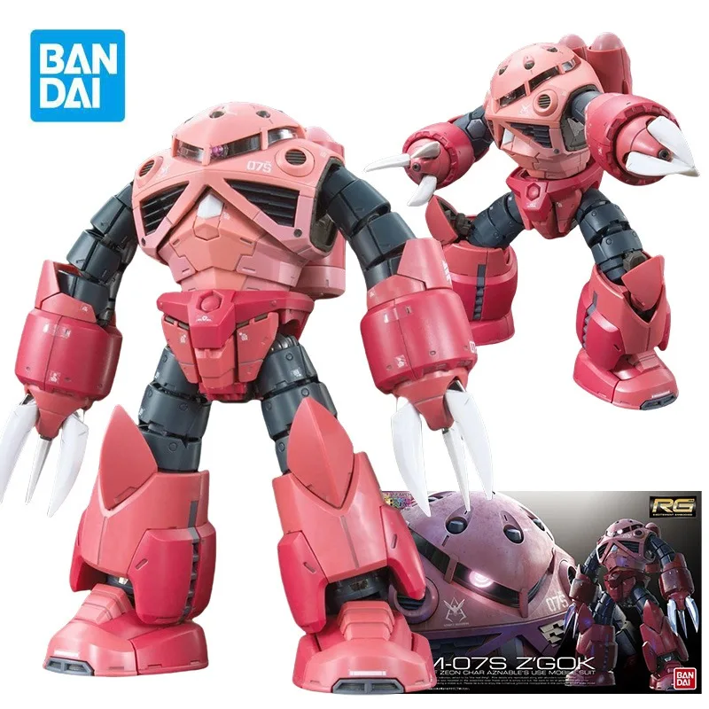

BANDAI RG 1/144 MSM-07S Z′Gok Commander Type Action Figures Principality of Zeon Char Aznable's Use Mobile Suit GUNDAM Anime