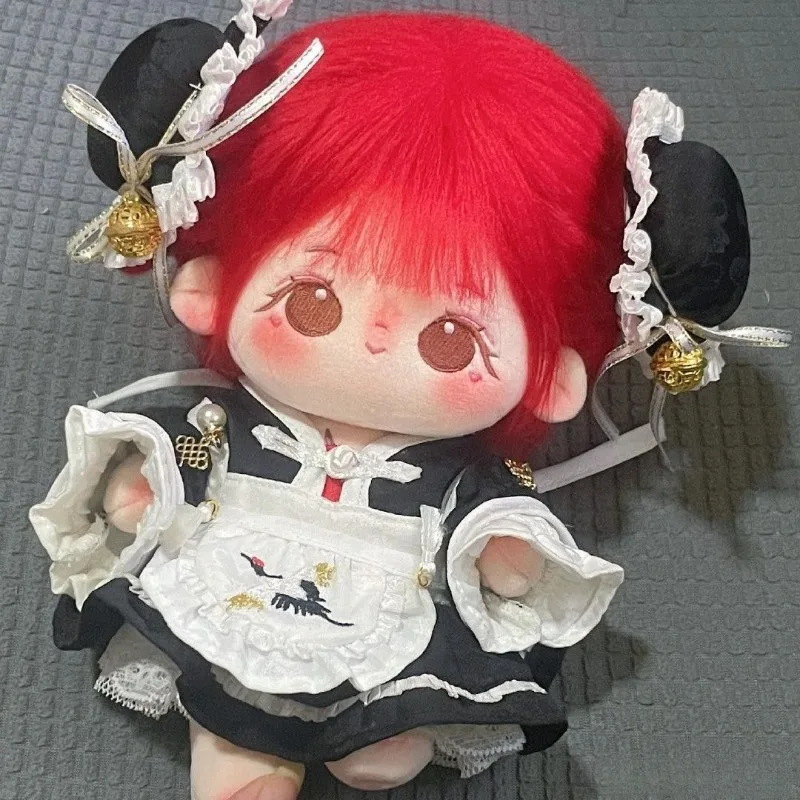 

Cotton Doll with Skeleton and Red Hair Doll 20CM Plush Toy